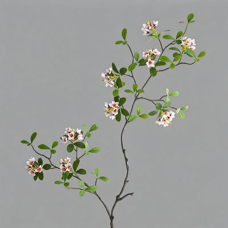 Künstliche Plumerias (Frangipani) – 115 cm, Seidenblüten, 9 Blüten pro Stiel – Hochwertige Dekoration für Hochzeiten, Hotels, Innenräume