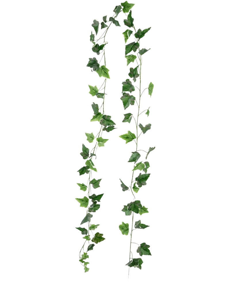 Künstlicher Efeu 180 cm grün/weiß