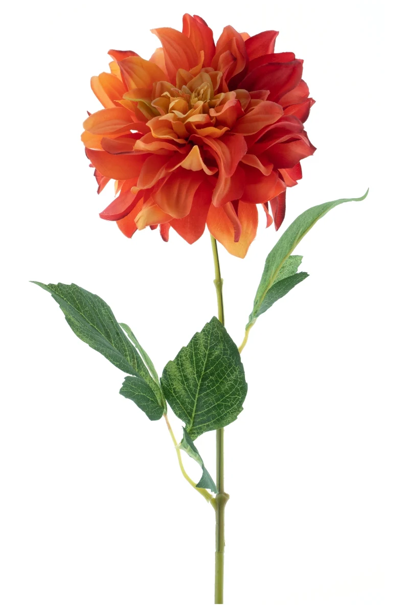 Dahlie Kunstblume 64 cm Pfirsich/Rosa