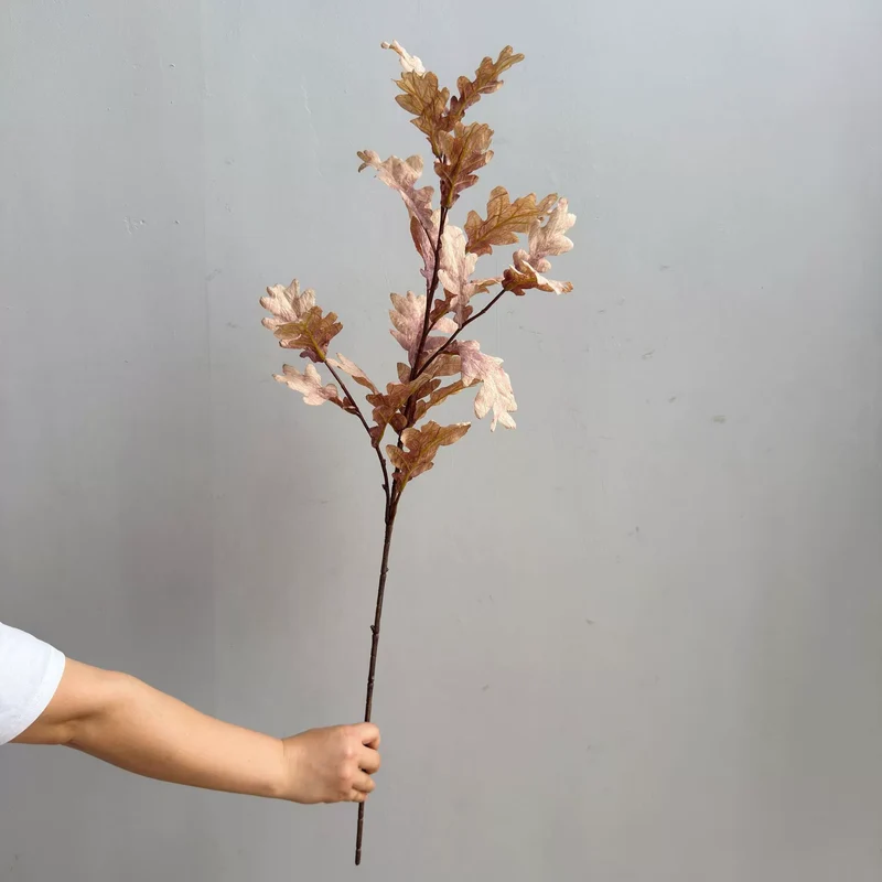 Künstliches Efeublatt, 98 cm, einzelner Stiel, PE/PVC, 6 Farben, für Innendekoration, Hotel, Einzelhandel
