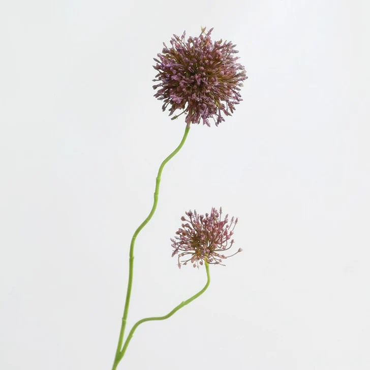 75 cm künstliche Zwiebelblume, 2 Blüten, Dekoration für Hochzeiten, Wohnraum, Hotels, Büros