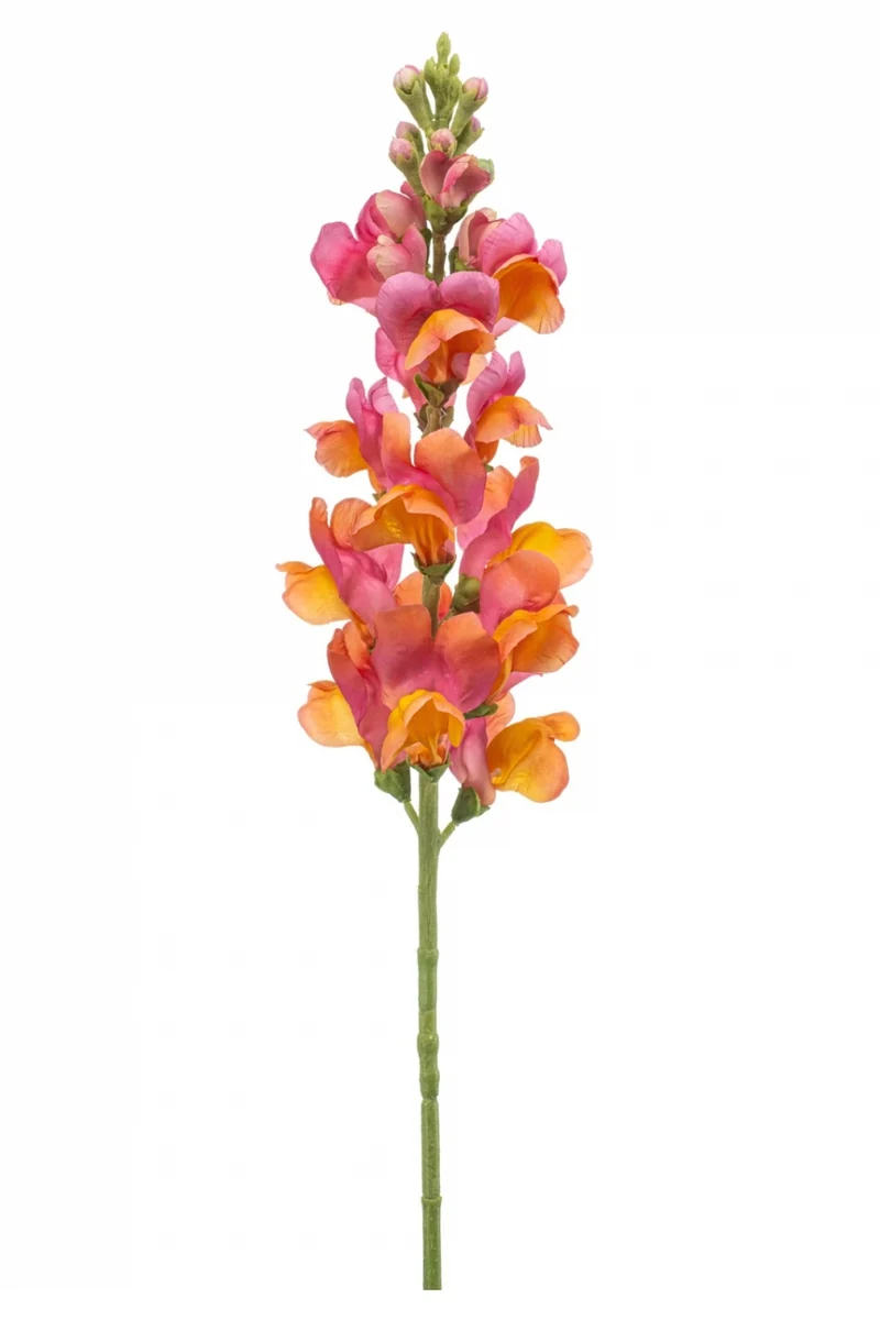 Antirrhinum Kunstblume 78 cm Fuchsia/Orange