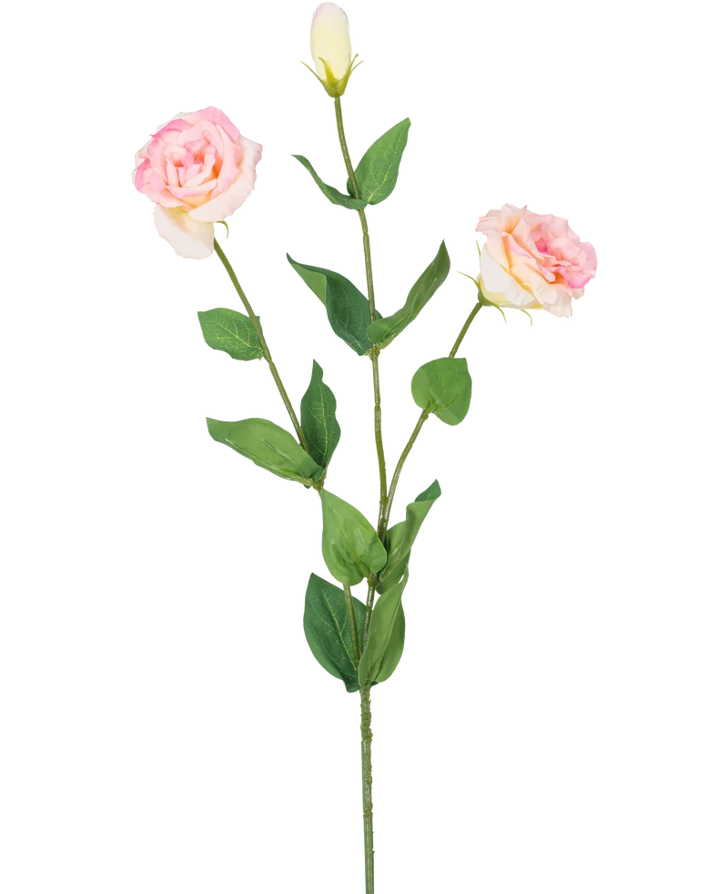 Künstliche Eustoma Real Touch Hellrosa 72cm