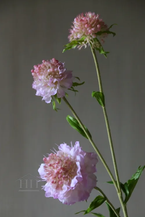 Kunst Scabiosa lila 76 cm