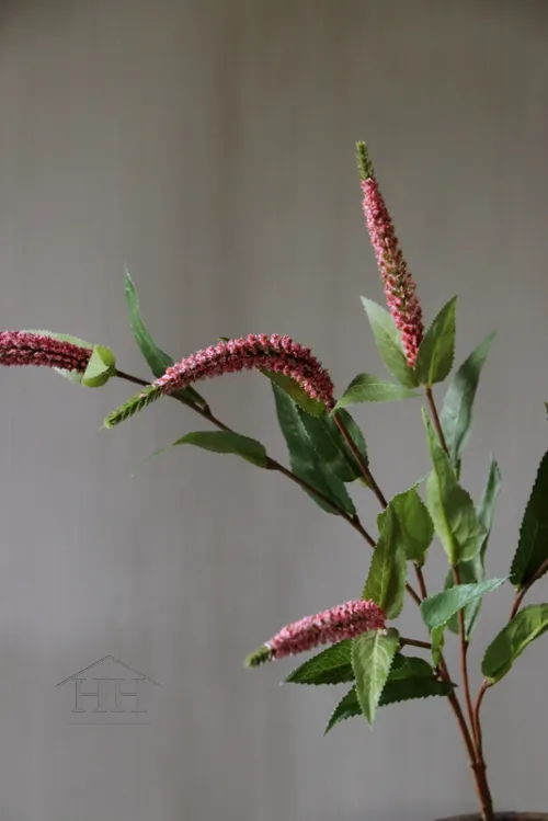 Kunstbloem Veronica roze 64 cm