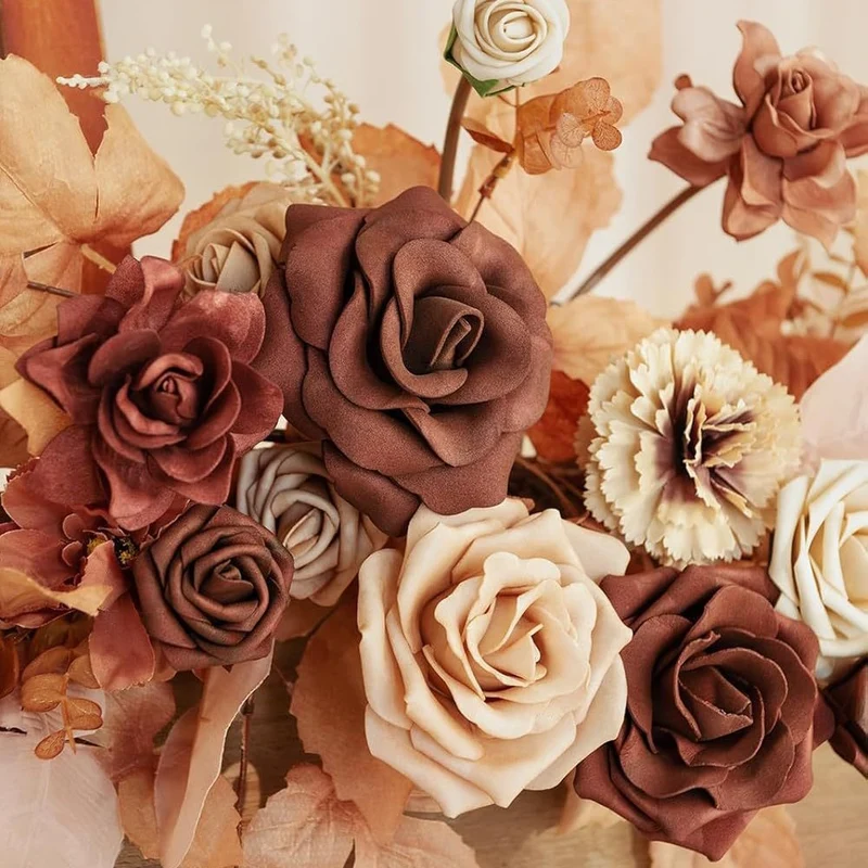 Künstliche Begrüßungsblumen für Hochzeiten, Empfänge, Veranstaltungen, 60 cm, Plastik, modernes Design