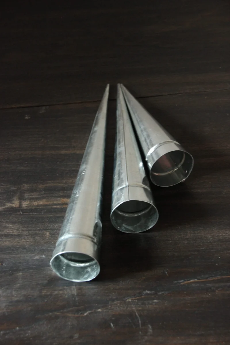 Metalen kegel voor waxinelichtjes 20cm