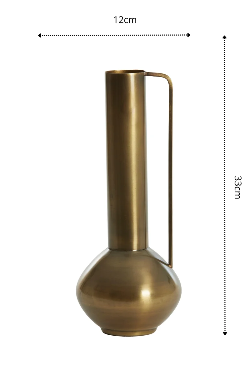 Vase Panzano 33x12 cm Bronze