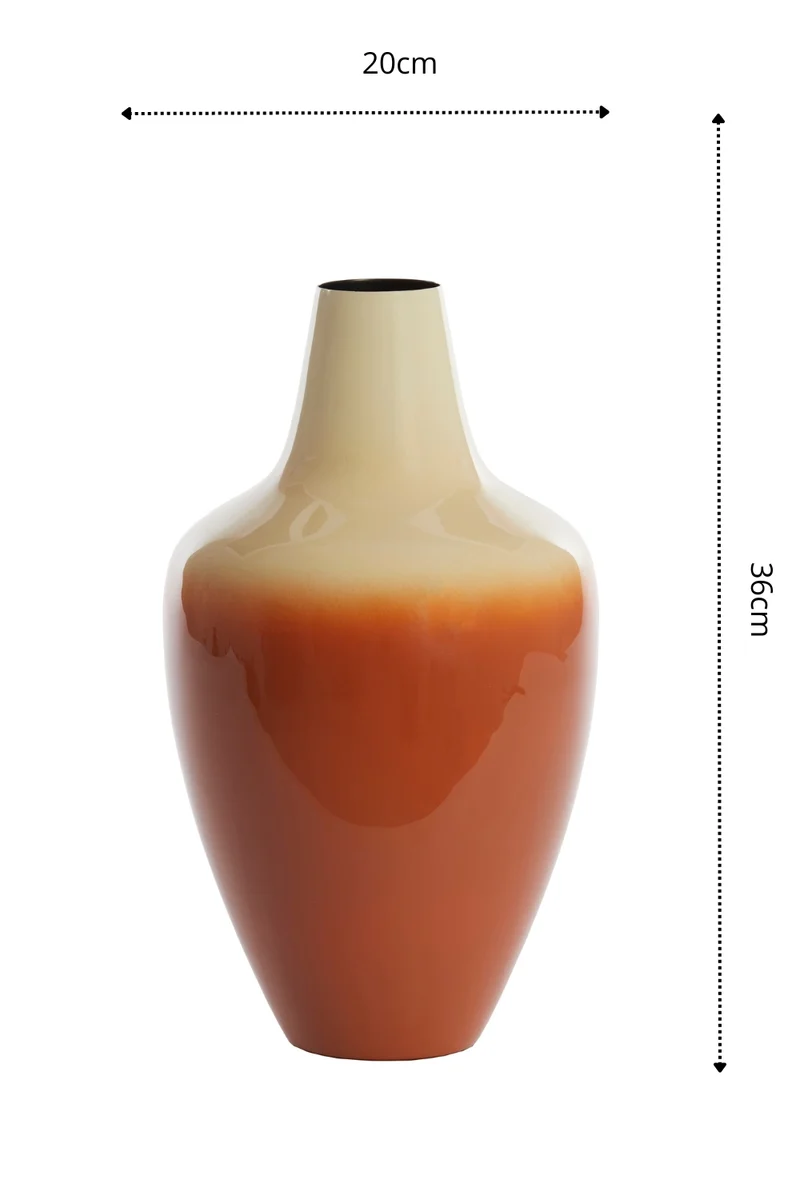 Vase Velho 36 x 20 cm Orange