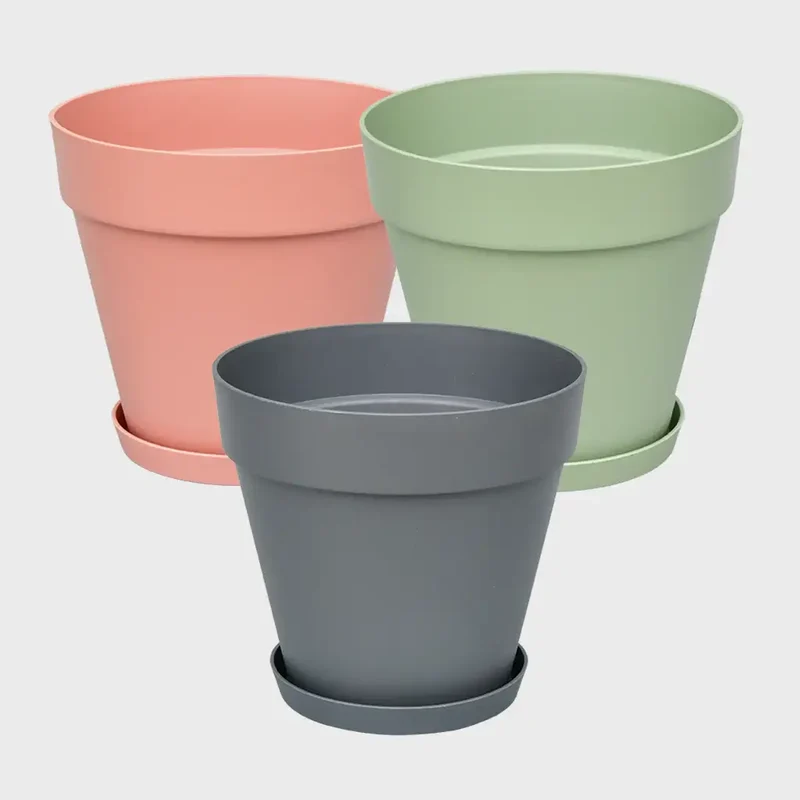 Elho Loft Pflanzkübel mit Untersetzter 20cm