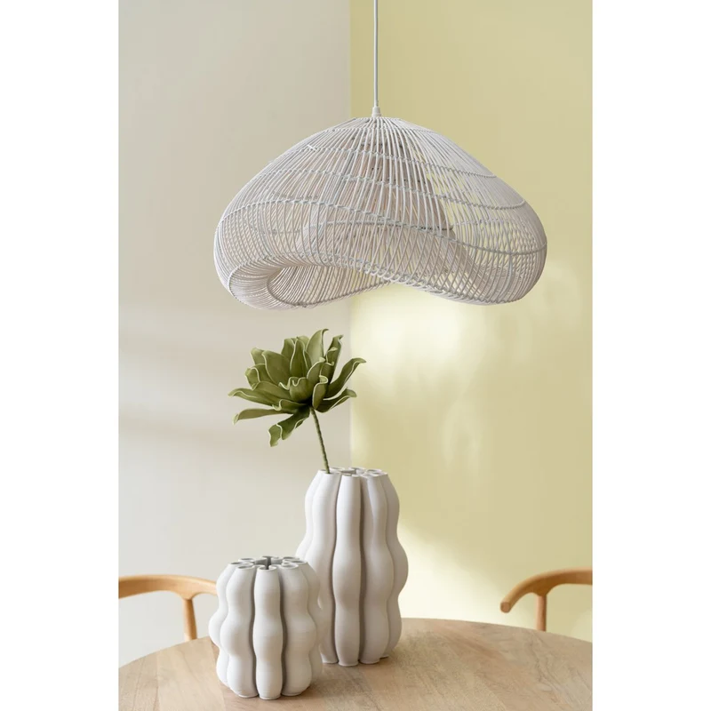 Keramikvase Naos in Beige