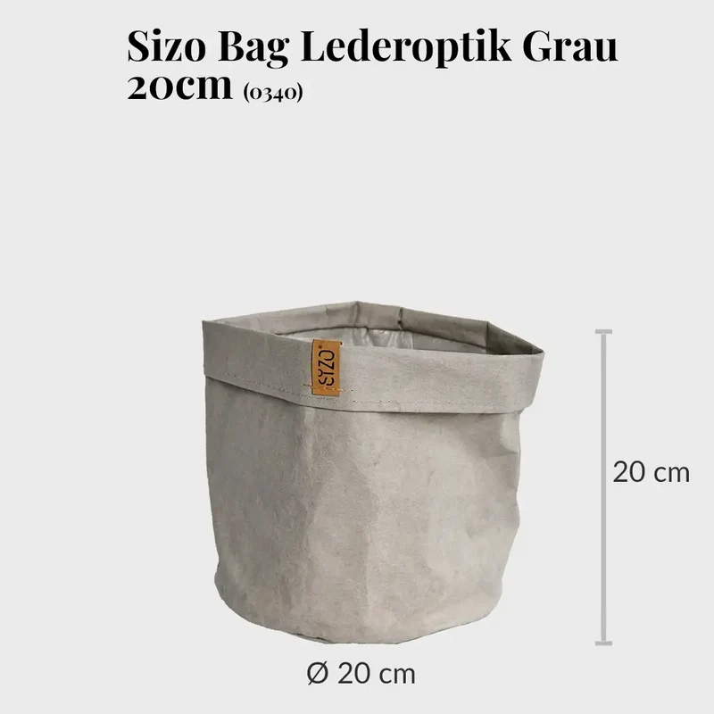 4er Übertopfset 3L 1S Grau-Weiß