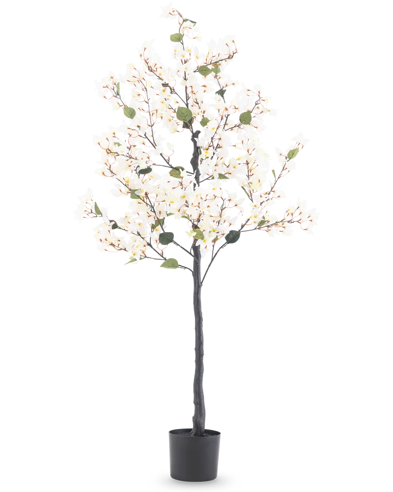 Bougainvillea Kunstpflanze 150 cm weiß