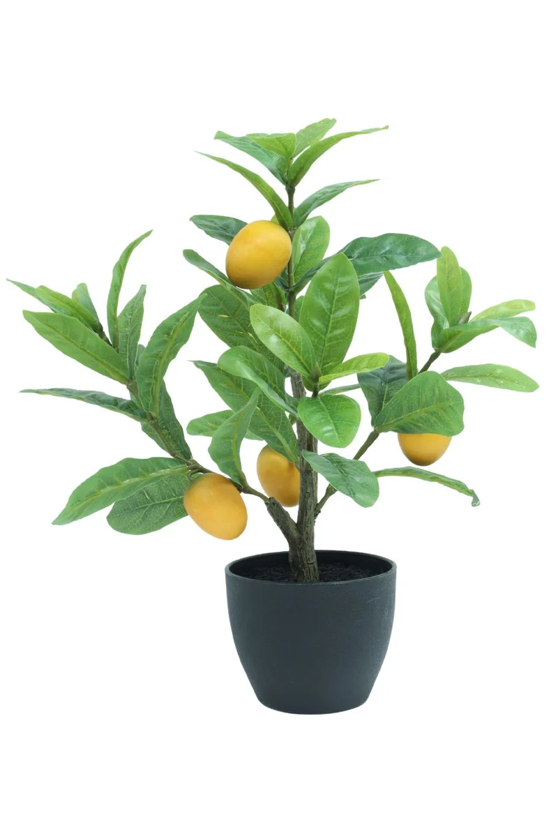 Zitronen Kunstpflanze 40 cm