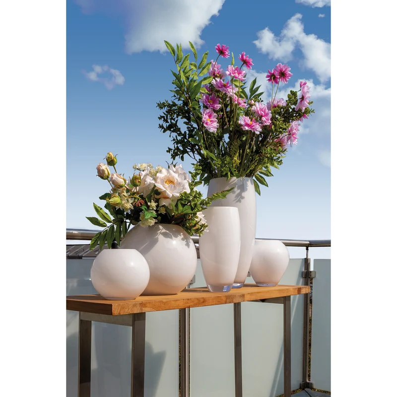 MOON Vase weiß