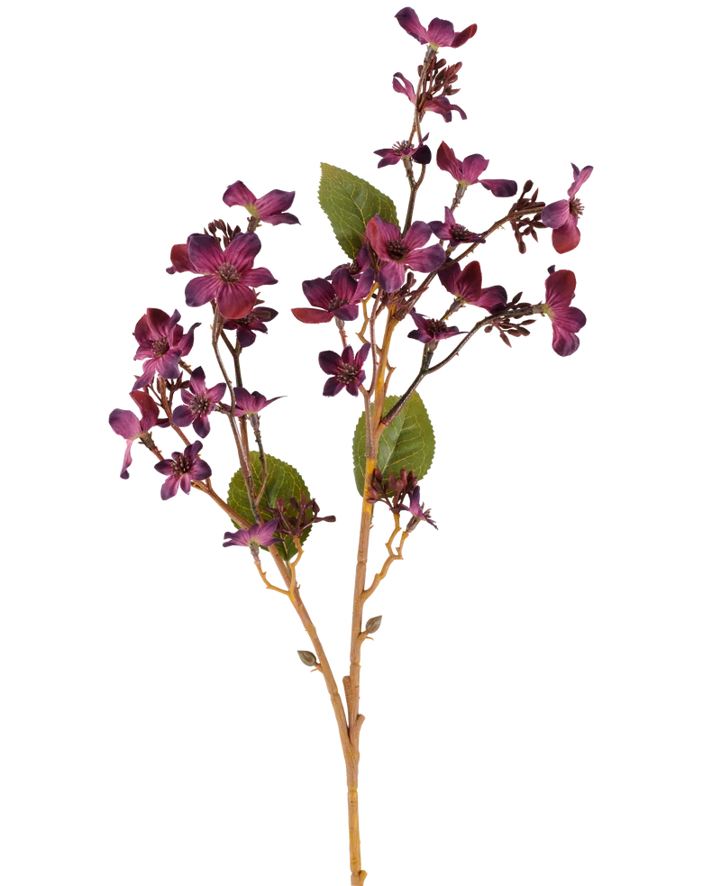Künstliche Blume Vernicia Fordii 63 cm bordeaux