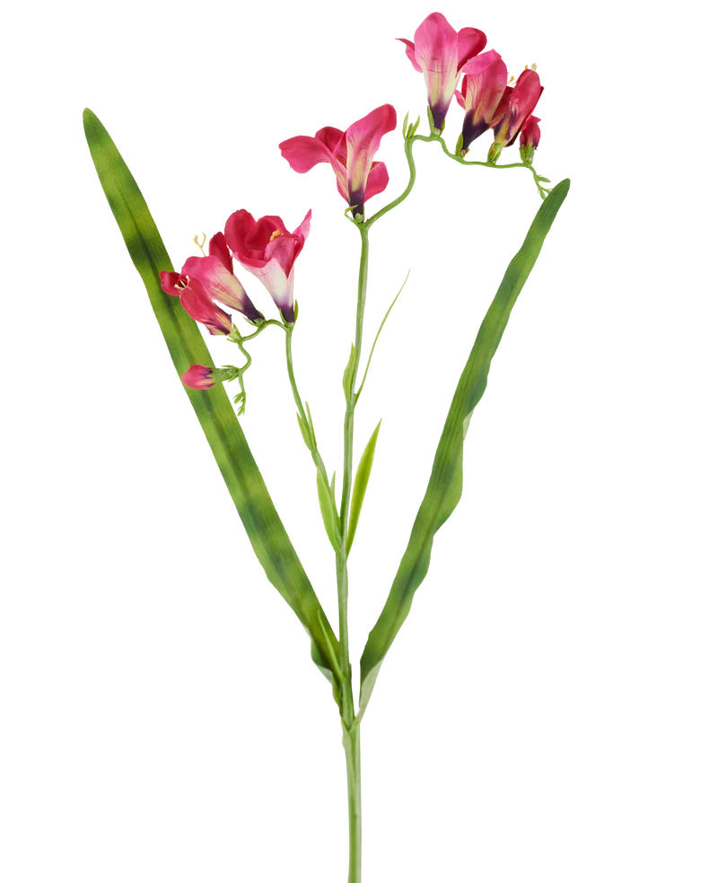 Künstliche Freesie 56 cm fuchsie