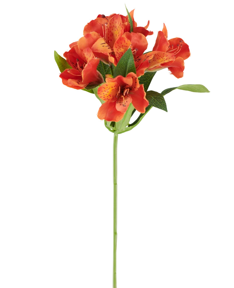 Künstliche Blume Alstroemeria 47 cm orange