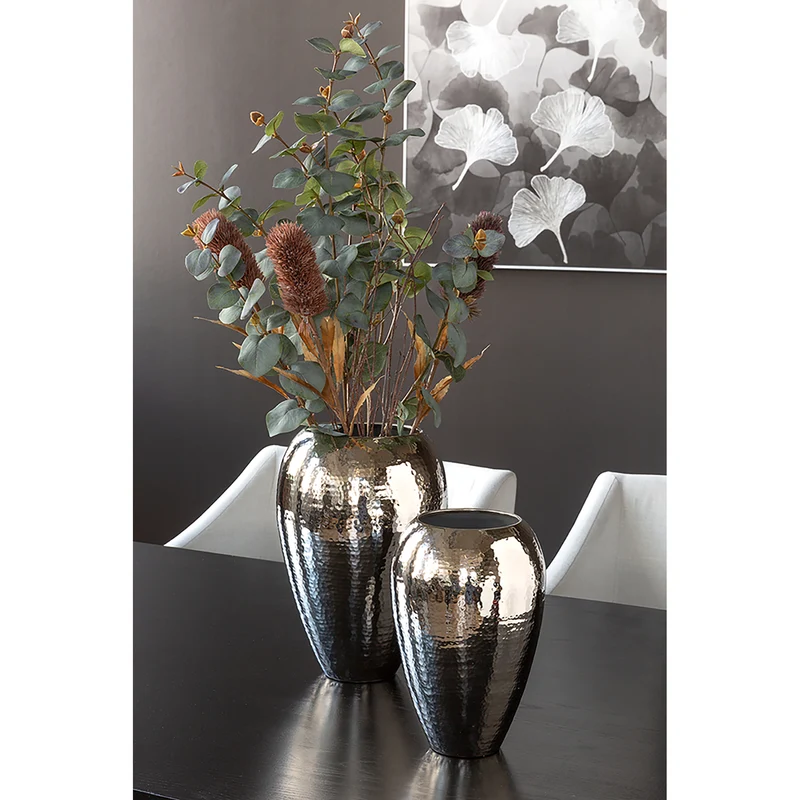 MALANA Vase silberfarben