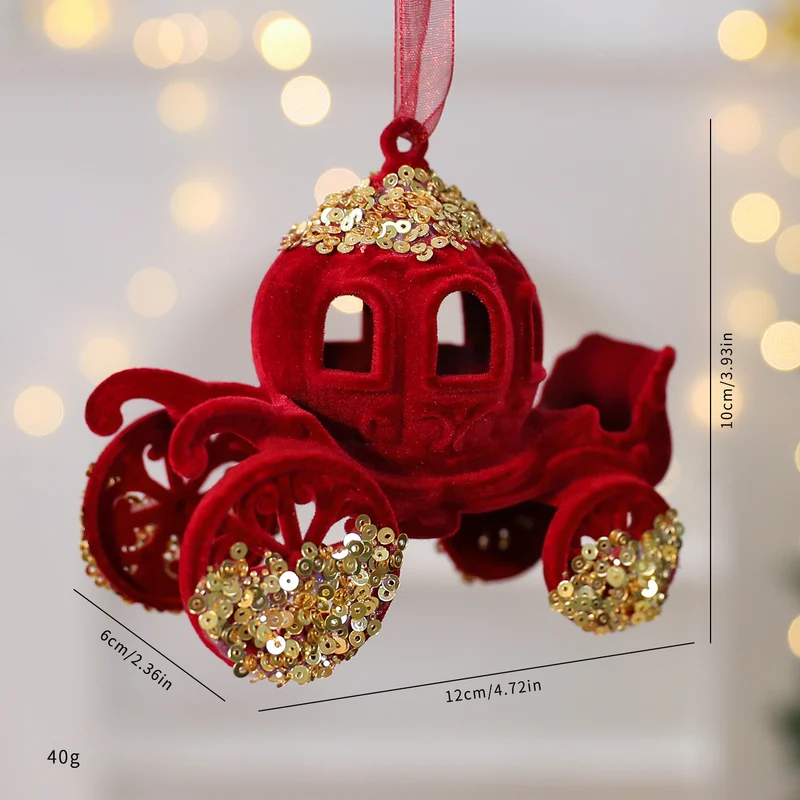 Rote Weihnachtsdekoration, Flockenschnee-Anhänger, 15 cm, hochwertiges Material, perfekt für Weihnachtsbaum, Tischdeko, Geschenk