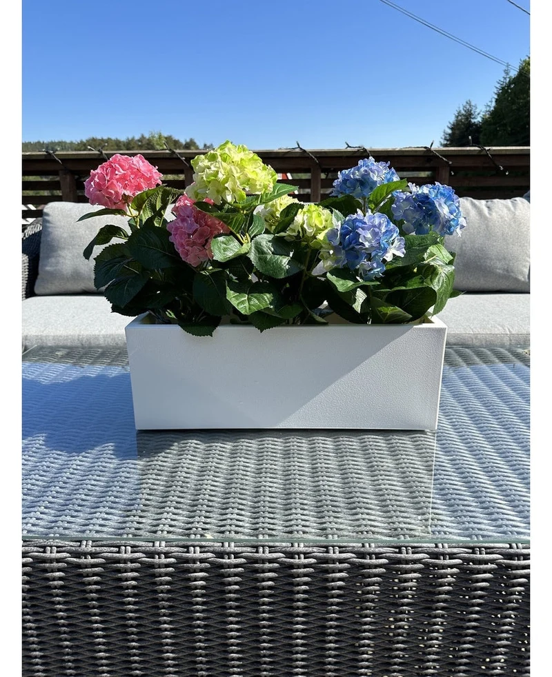 Kunstplant Hortensia Roze UV 35 cm