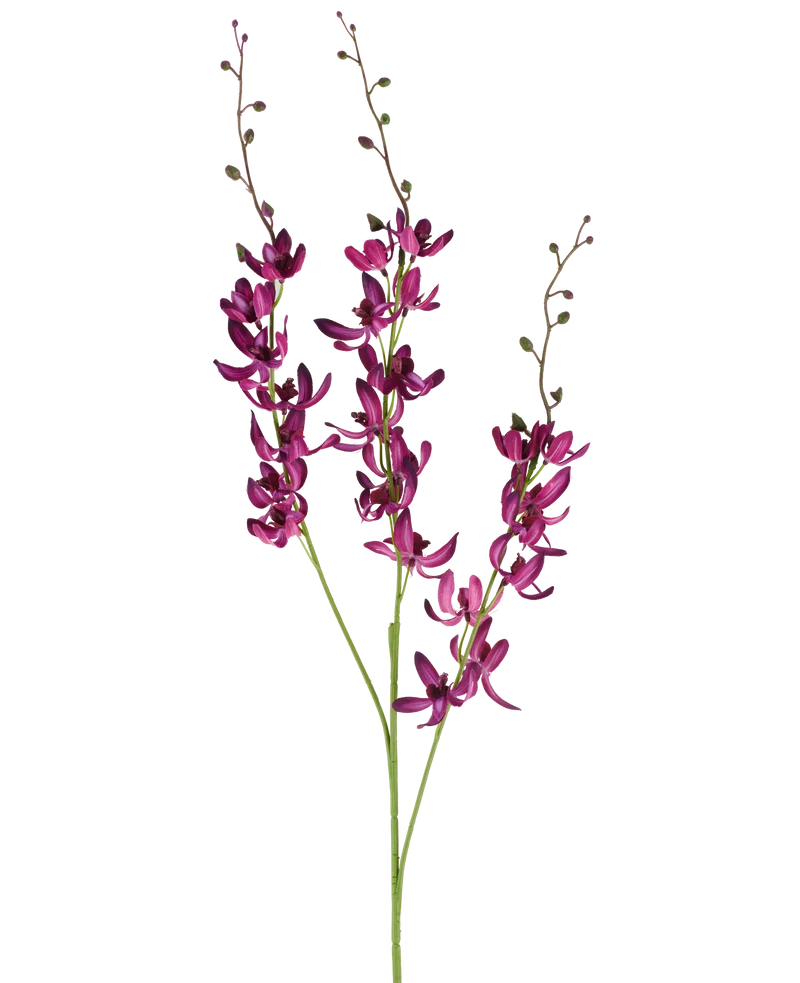 Künstliche Blume Cymbidium 95 cm lila