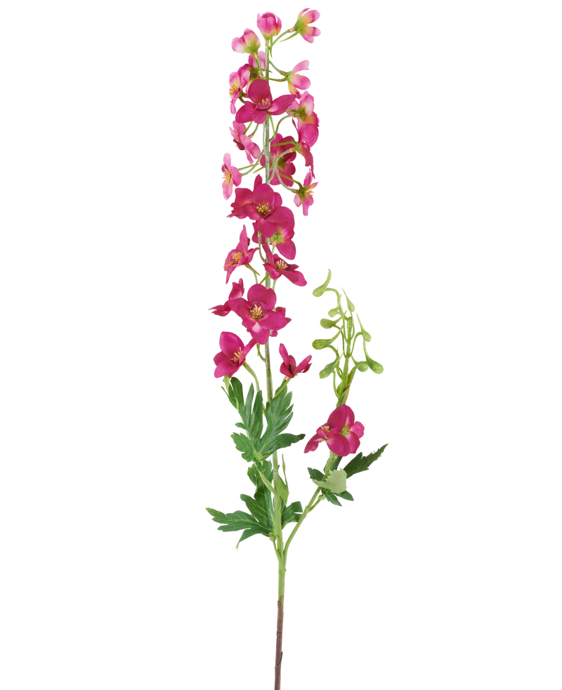 Künstliche Blume Delphinium 79 cm dunkelrosa