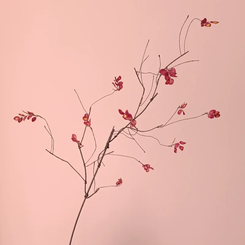 150cm Lange Künstliche Rote Ahornblätter, Realistisch, Für Hochzeiten, Hotels, Geschäfte, Dekoration