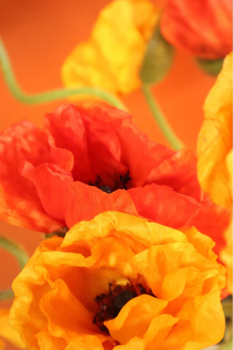 Kunstblumenstrauß Poppy Paradise