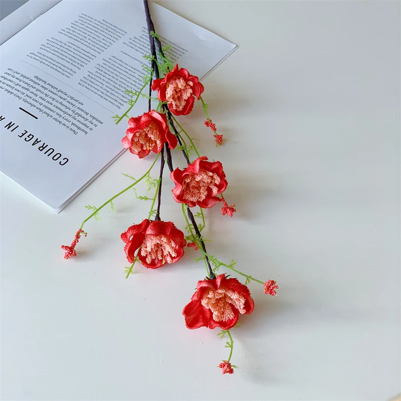 Schleierkraut Kunstblume aus Schaum, 63 cm, rosa, für Hochzeitsdeko, Wohnaccessoires, Tischarrangements