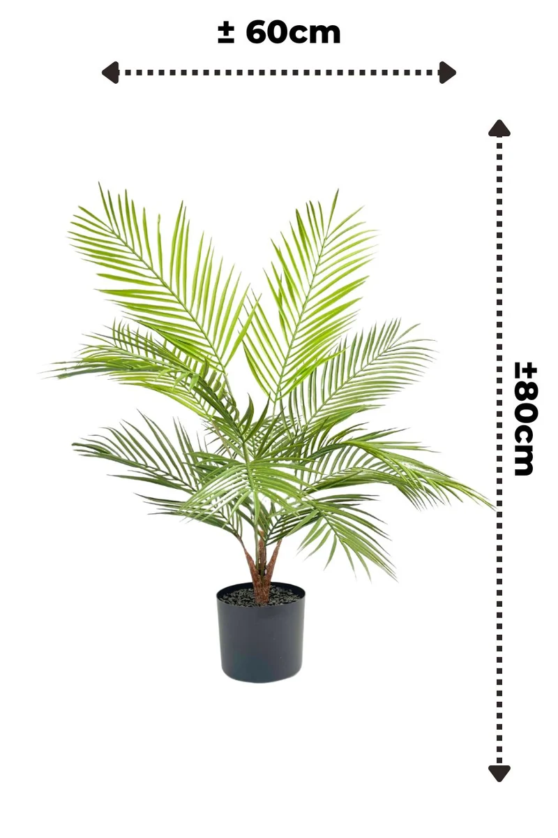 Palme Kunstpflanze 80cm UV