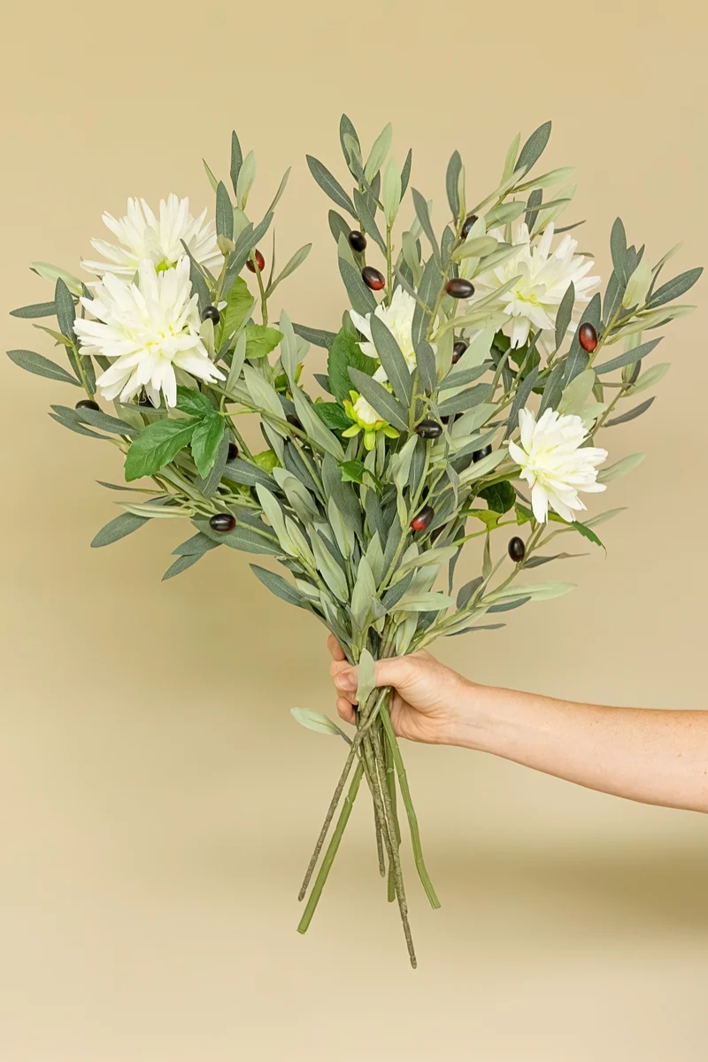 Kunstblumenstrauß Olive Oasis
