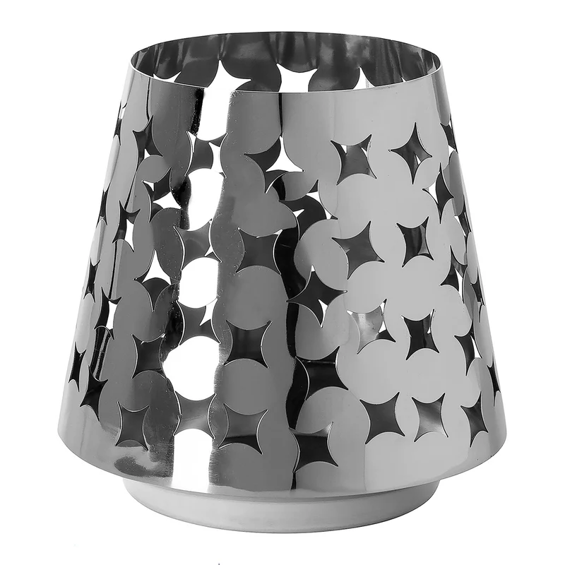 LUMA Windlicht silber