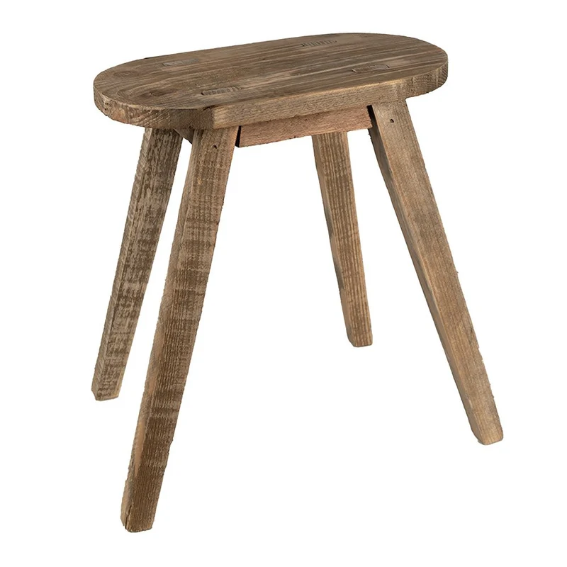 Pflanzentisch 30x16x32 cm Pflanzenständer aus braunem Holz