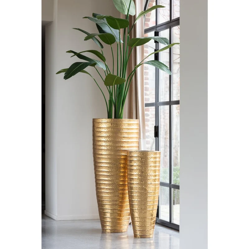Kunstpflanze Strelitzia in Grün, 190 cm
