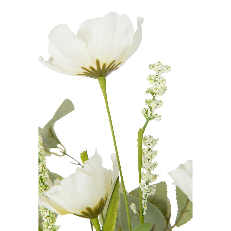 Kunstblumenstrauß in Weiß