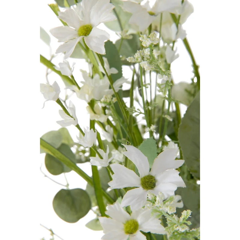 Kunstblumenstrauß in Weiß