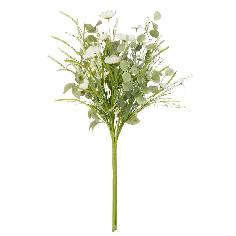 Kunstblumenstrauß in Weiß