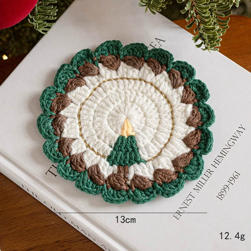 Weihnachtsdeko, Handgefertigte Woll-Filz-Geschenke, Ø 11-13 cm, Weihnachtsgeschenk, Tischdeko, Hochzeit, Café