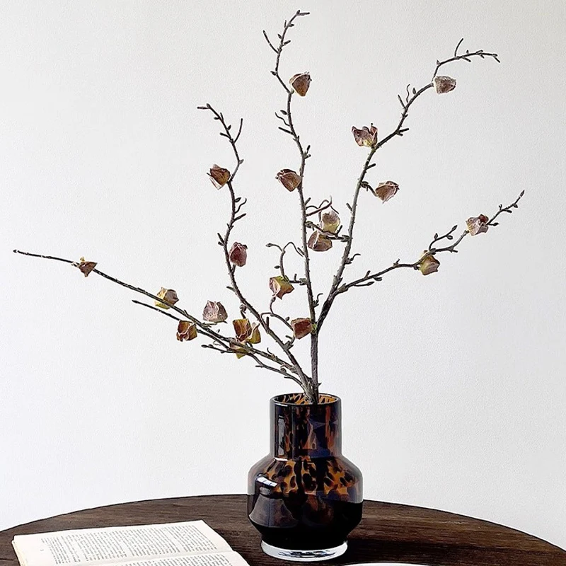 Künstliche Hibiskusblüte, 72 cm, Seidenblume, realistische Dekoblume für Vase, Hochzeit, Event, Bürodeko, Wohnzimmer, Grabgestaltung