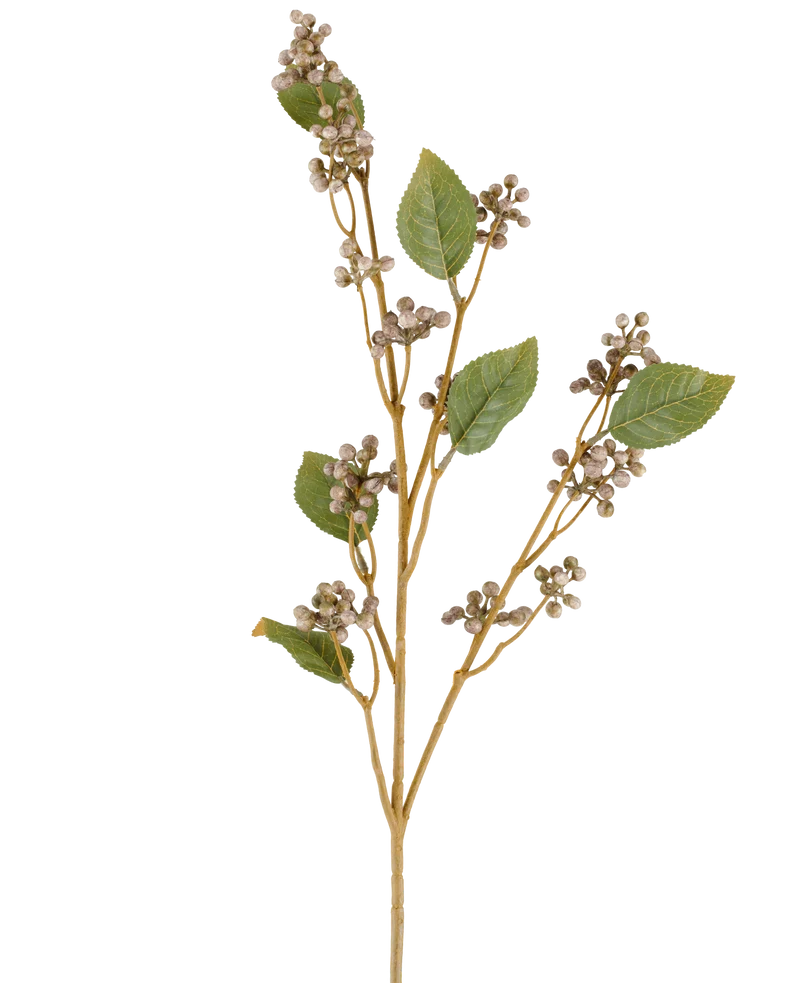 Künstliche Blume Dewberry 78 cm grau/violett
