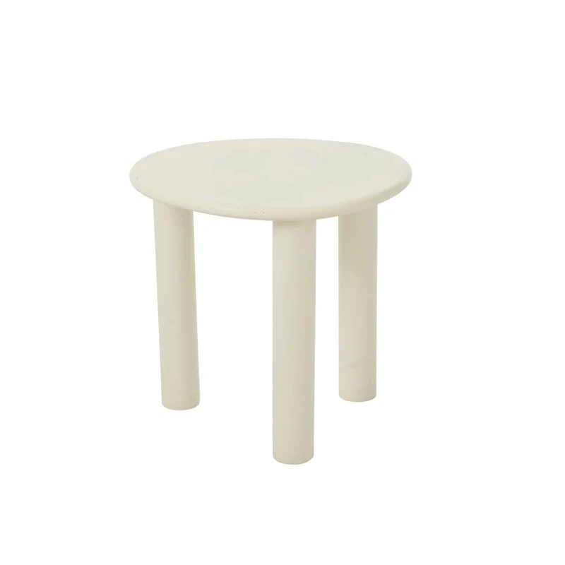 Beistelltisch Bali, MDF/PVC, Weiß, Klein