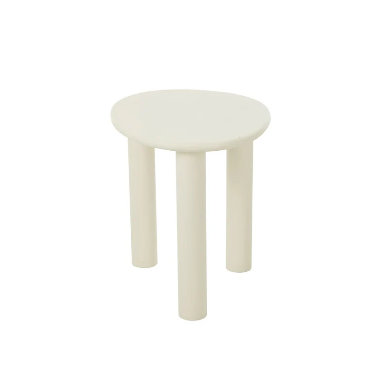 Beistelltisch Bali, MDF/PVC, Weiß, Klein