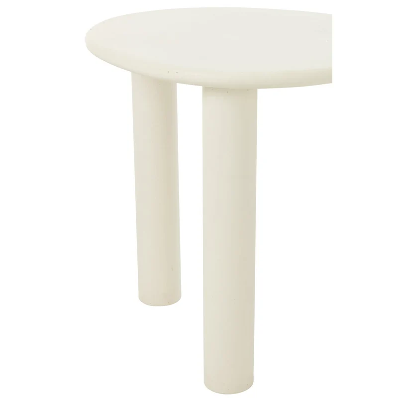 Beistelltisch Bali, MDF/PVC, Weiß, Klein