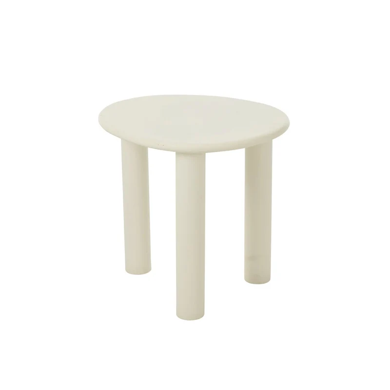 Beistelltisch Bali, MDF/PVC, Weiß, Klein