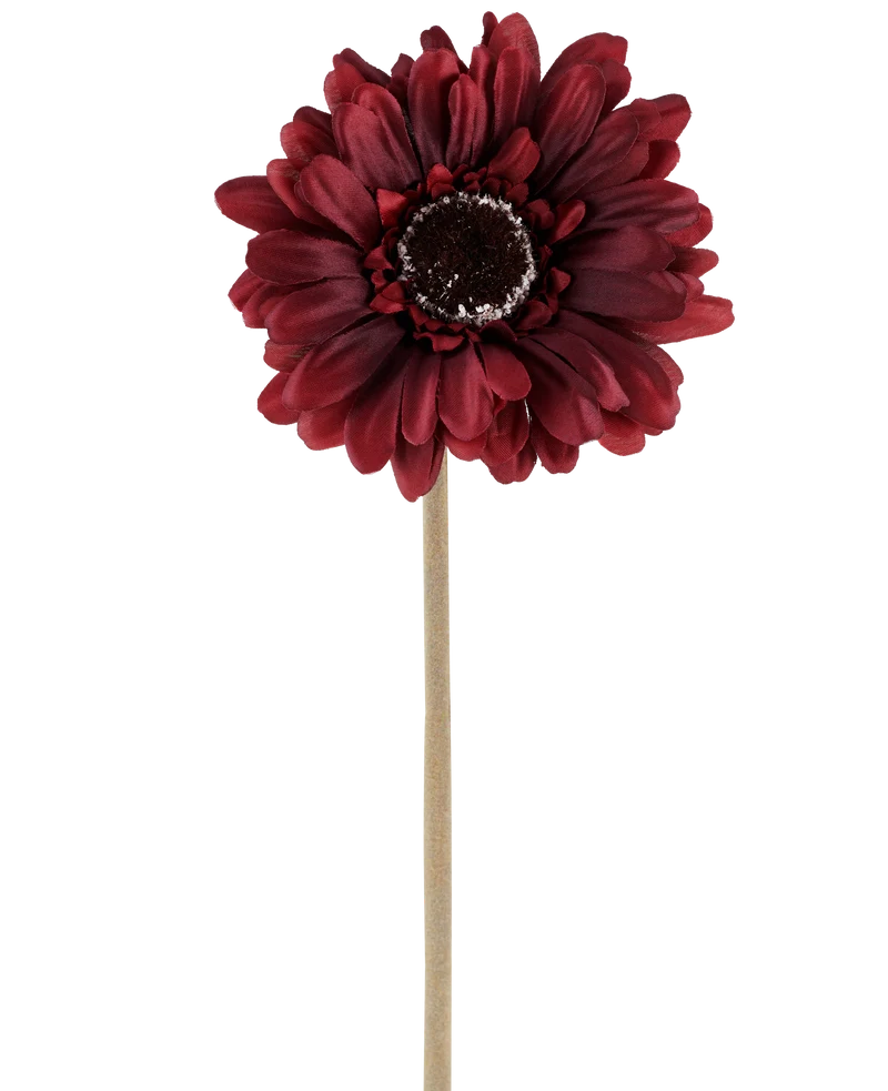 Künstliche Blume Gerbera 53 cm bordeaux