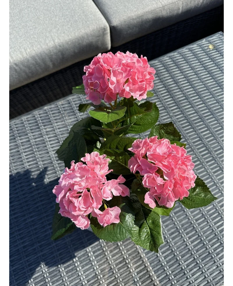 Künstliche Hortensie Rosa 35 cm