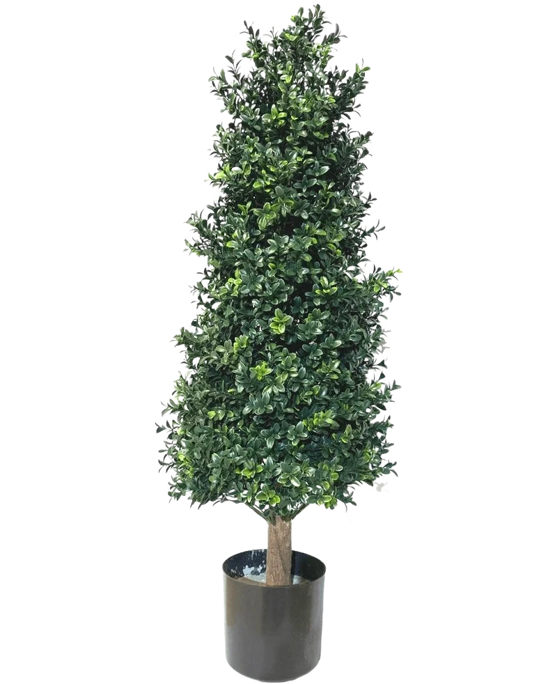 Buchsbaum künstliche Pyramide römischer Stil UV 90cm