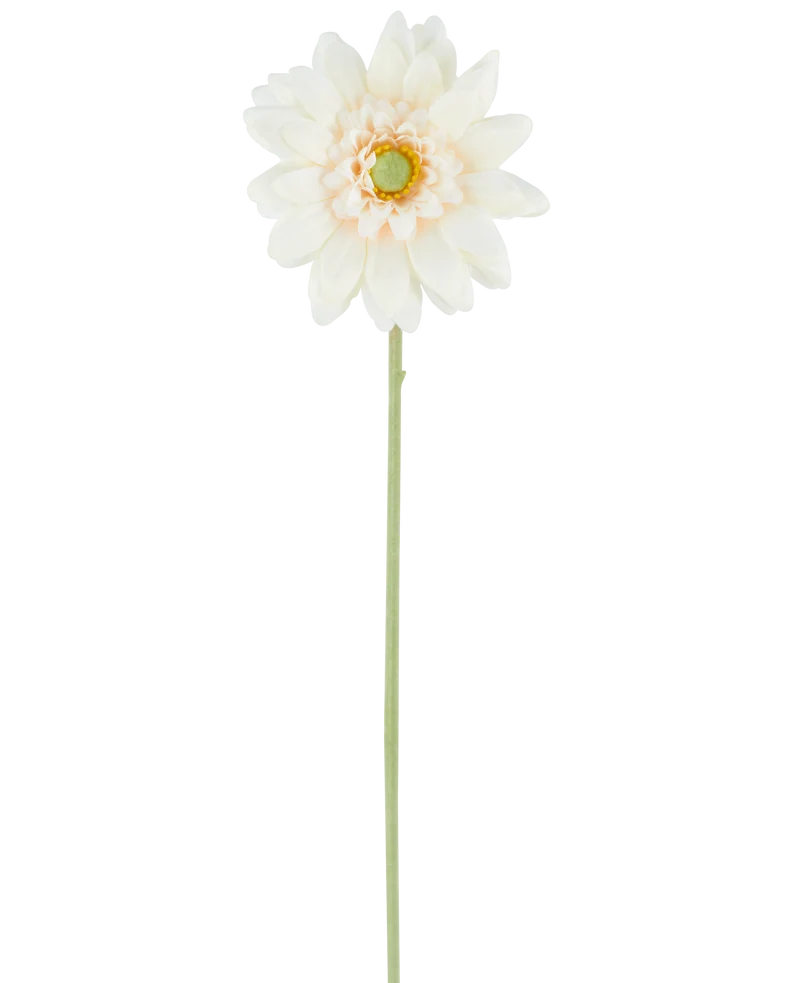 Künstliche Blume Mini Gerbera 47 cm creme