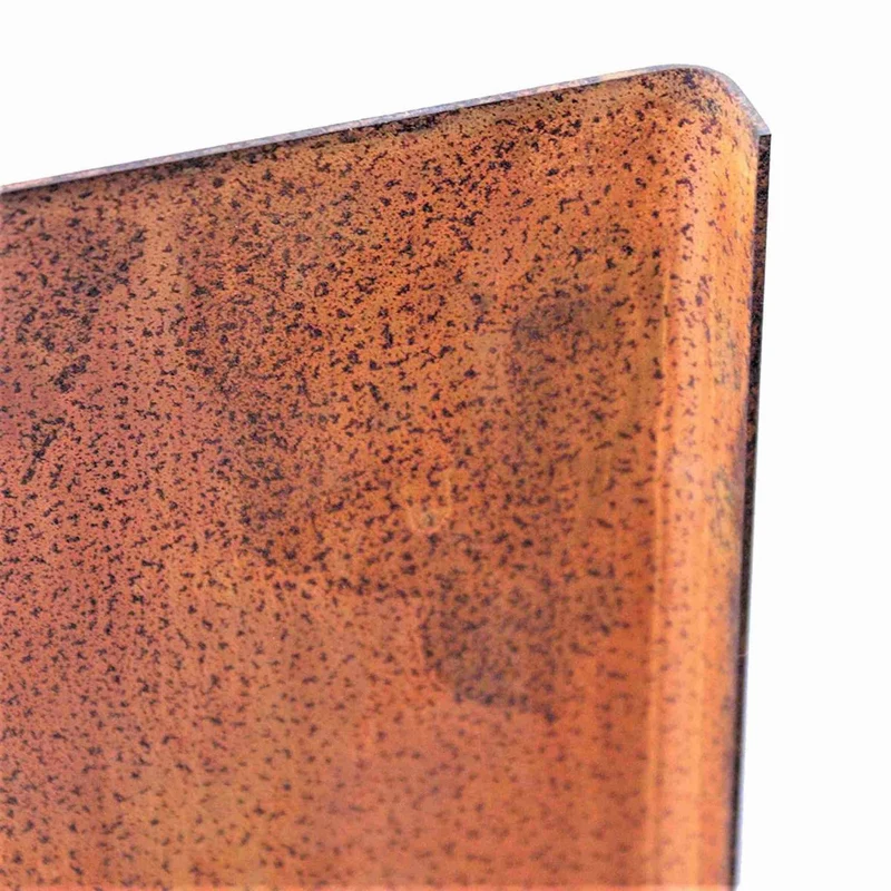 Metall Gartenstelen | Edelrost Willkommen Schild für Garten Dekoration